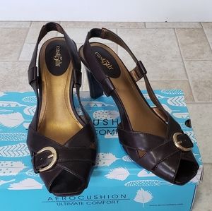 East 5th Brown High Heels